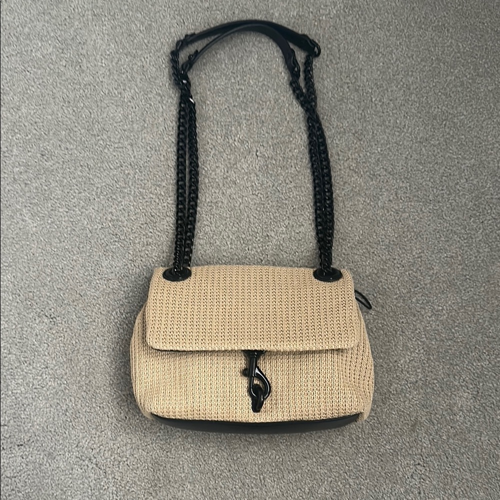 Rebecca Minkoff Woven Bag with Black Accents